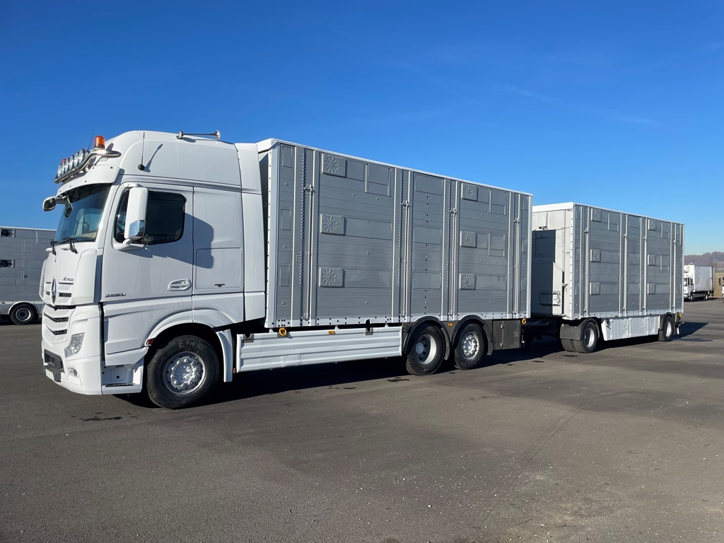 MERCEDES ACTROS 2563 + PEZZAIOLI - 3 étages - 2 compartiments - 2016