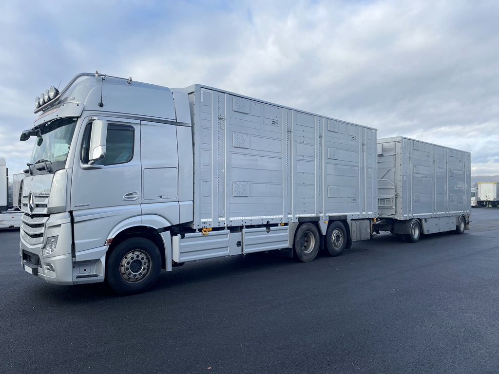 MERCEDES ACTROS + PEZZAIOLI - 3 étages - 2 compartiments - 2015