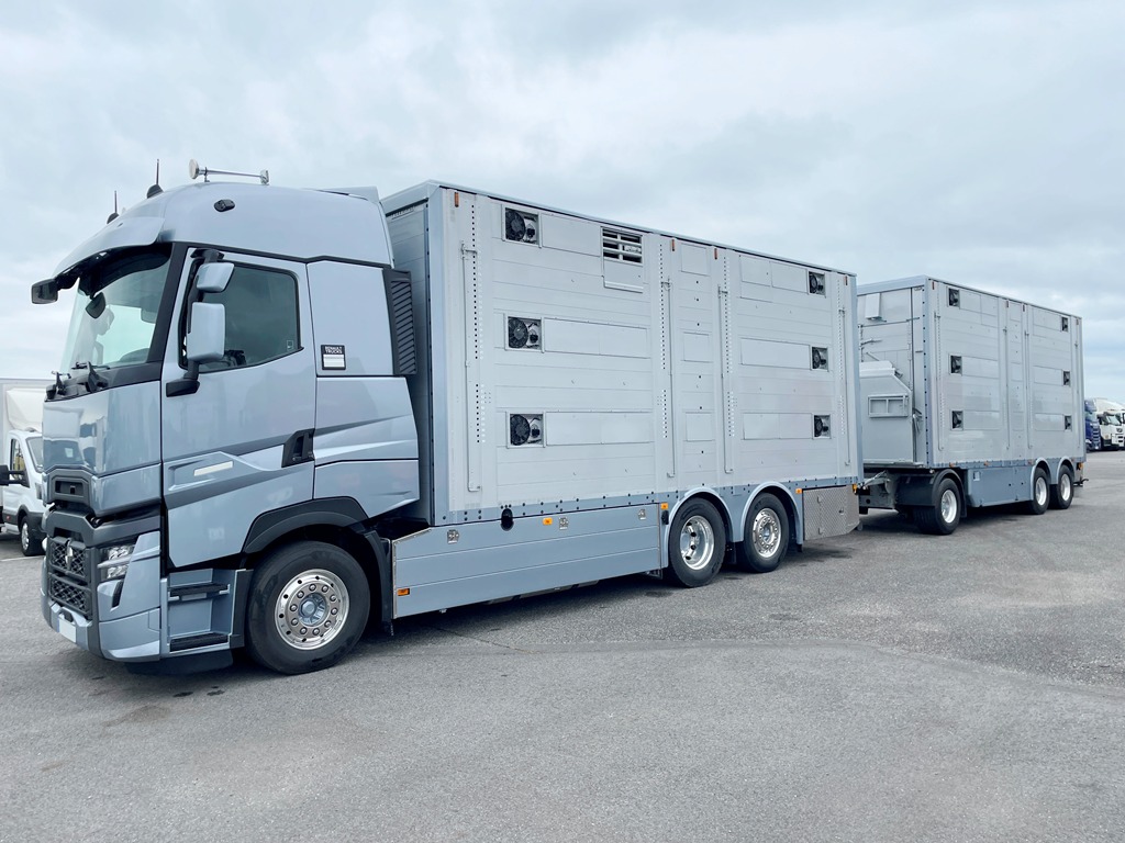 RENAULT T HIGH 520 bétaillère 3 étages 2 compartiments - PEZZAIOLI - Neuf + 2013