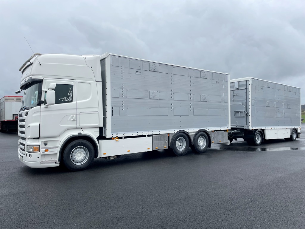 SCANIA R620 + PEZZAIOLI - 2 floors - 2 parts - 2008