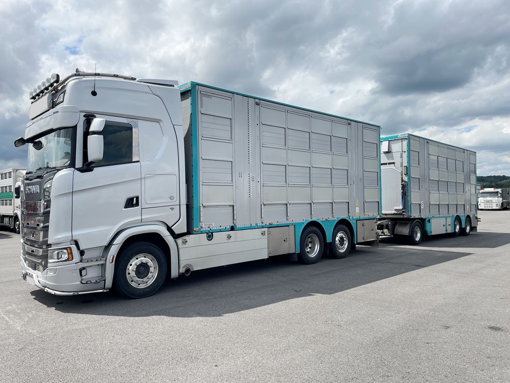 SCANIA S580 + PEZZAIOLI - 3 étages indépendants - 2018
