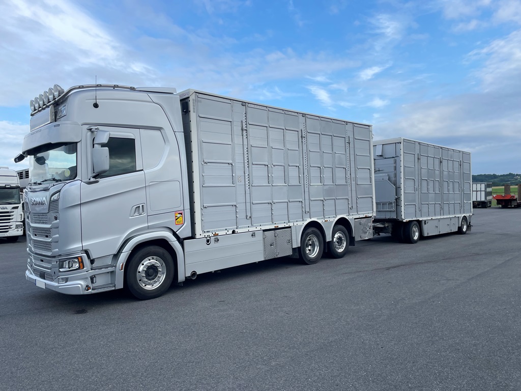 SCANIA S500 + PEZZAIOLI - 3 étages indépendants - 2019
