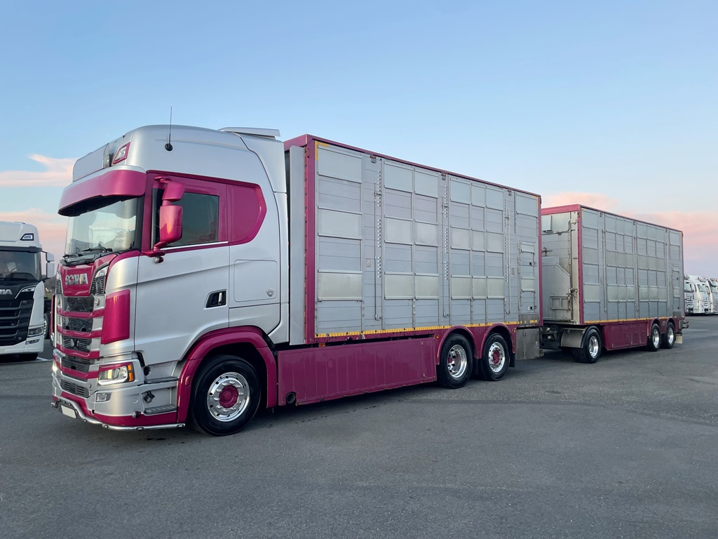 SCANIA S580 + PEZZAIOLI - 3 étages indépendants - 2018