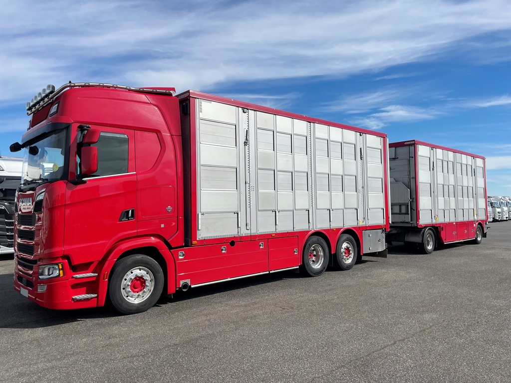 SCANIA S650 + PEZZAIOLI - 3 étages - Palettisable - 2021