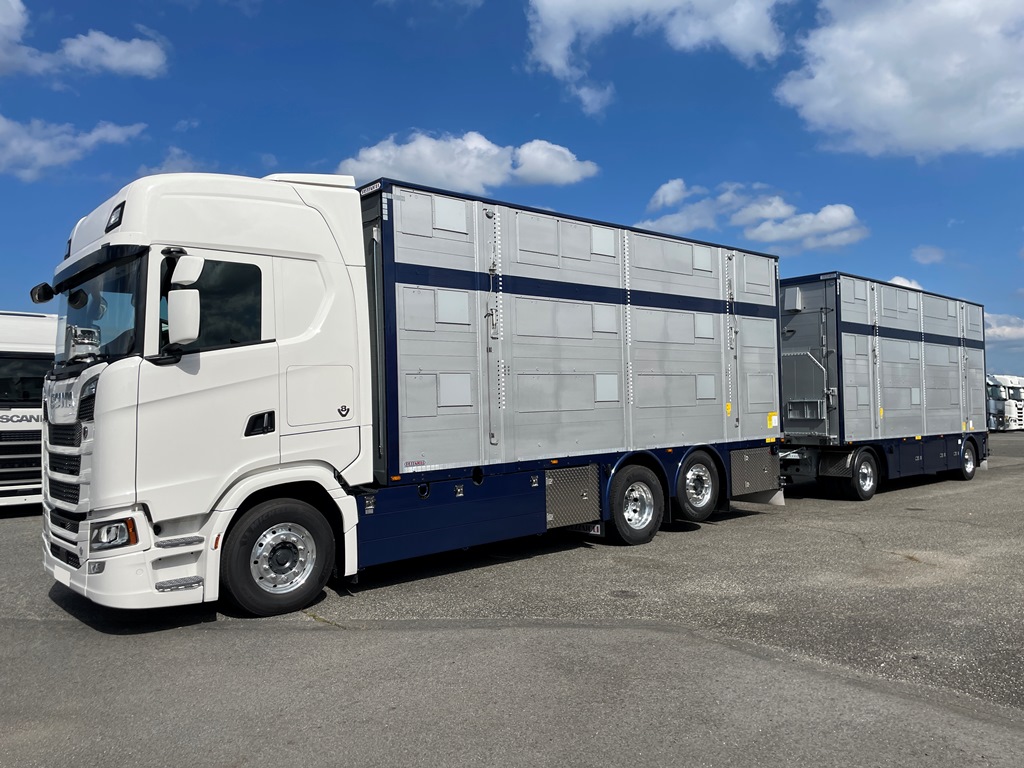 SCANIA S660 + PEZZAIOLI - 3 étages - NEUF