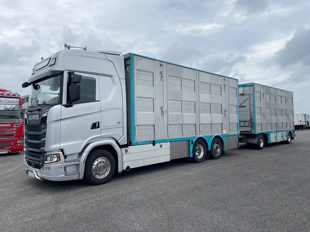 SCANIA S590 + PEZZAIOLI - 3 étages indépendants - 2022