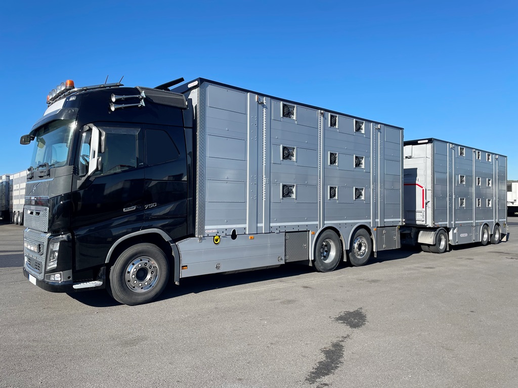 VOLVO FH750 + PEZZAIOLI - 3 étages - 2017
