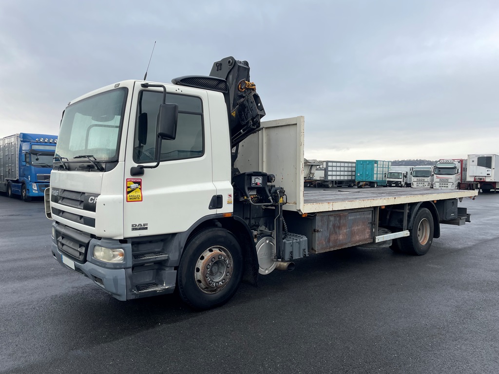 DAF CF 75.250 - Plateau + Grue HIAB - 2003