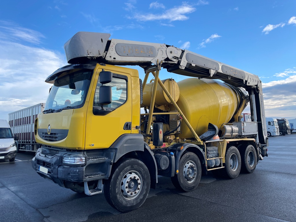 RENAULT KERAX 410 - 8x4 - MALAXEUR + TAPIS - 2008 