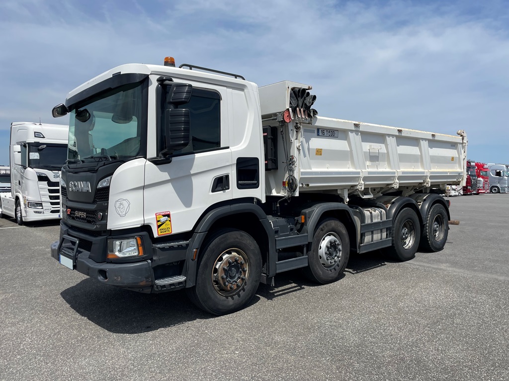SCANIA - P410 - BI BENNE MEILLER - 2018