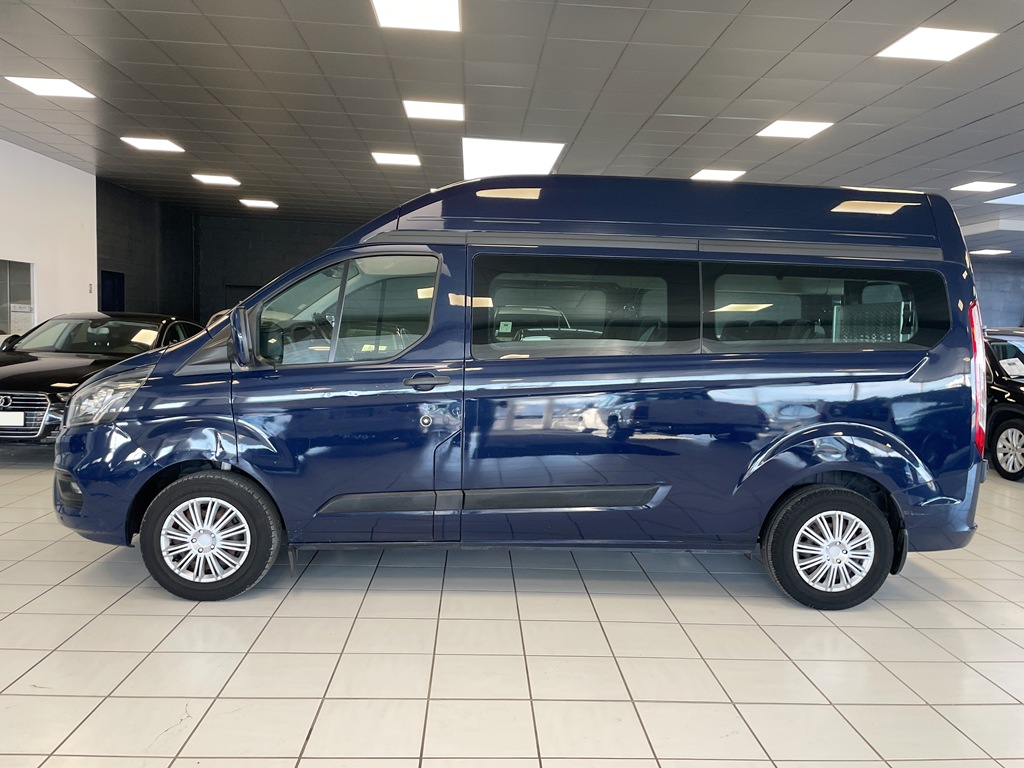 FORD TRANSIT CUSTOM KOMBI 320 L2H2 2.0 ECOBLUE 105CH TREND BUSINESS - 9 places - TPMR - 2019